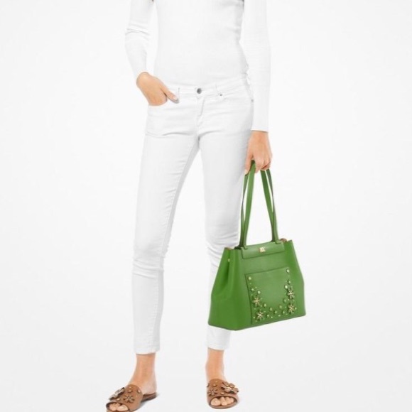 Michael Kors Handbags - Michael Kors East West Bonded Meredith Shldr Bag